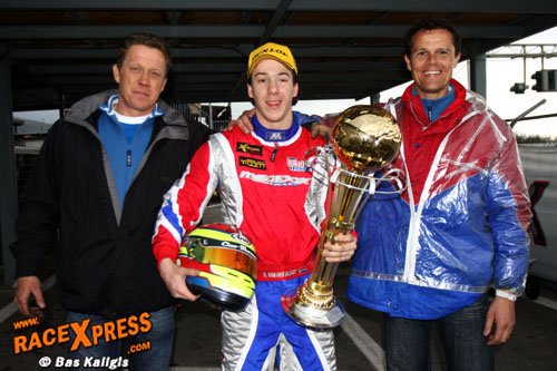 Maddox en Ryan van de Burgt boeken knappe overwinning in WSK Euro Series